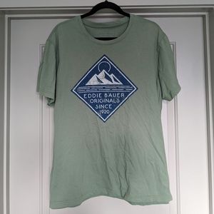 Eddie Bauer green mountain t-shirt